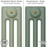 CI-SH-GREEN-005 - Shelbourne 3 Column Victorian Cast Iron Radiator H645mm x W2148mm CI-SH-GREEN-005 - Shelbourne 3 Column Victorian Cast Iron Radiator H645mm x W2148mm